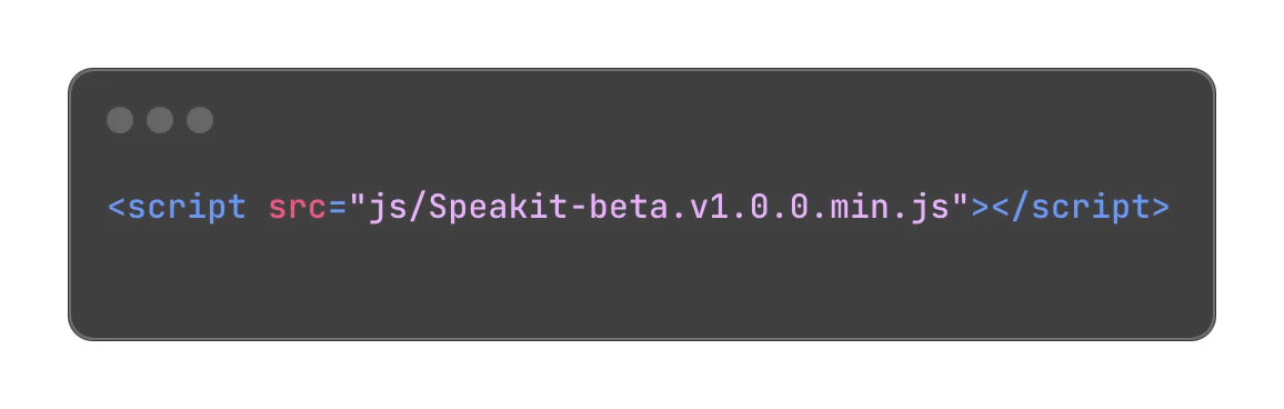 Referencing Speakit-JS